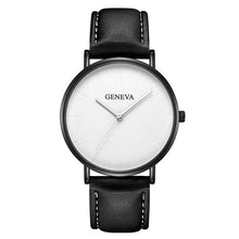 Montre Minimale Slim En Cuir Pour Homme B