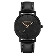 Montre Minimale Slim En Cuir Pour Homme E