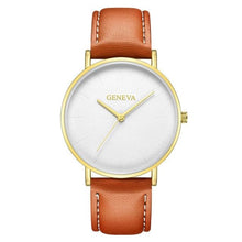 Montre Minimale Slim En Cuir Pour Homme J