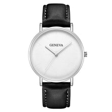 Montre Minimale Slim En Cuir Pour Homme Q