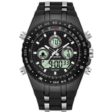 Montre Pour Homme Multifonctionnel Avec Eclairage Noir