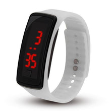 Montre Sport Electronique Pour Homme Et Femme Blanc