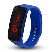 Montre Sport Electronique Pour Homme Et Femme Bleu