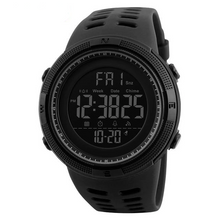 Montre Sport Unisexe Led Avec Chronomètre Alarme Calendrier Noir