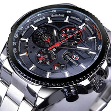 Montre Squelette Business Décontracté En Acier H