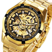 Montre Squelette En Acier Pour Homme