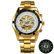 Montre Squelette En Acier Pour Homme