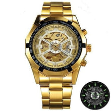 Montre Squelette En Acier Pour Homme