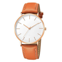 Montre Style Décontracté Vif En Cuir A